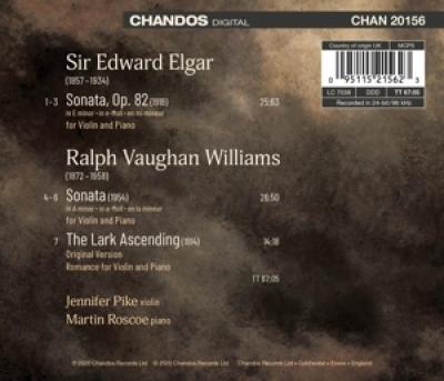 Jennifer Pike Martin Roscoe - Elgar Violin Sonata Vaughan William