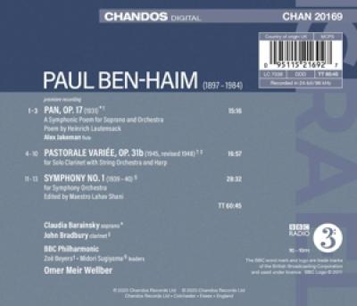 Bbc Philharmonic Omer Meir Wellber - Ben-Haim Symphony No. 1 Pastorale V