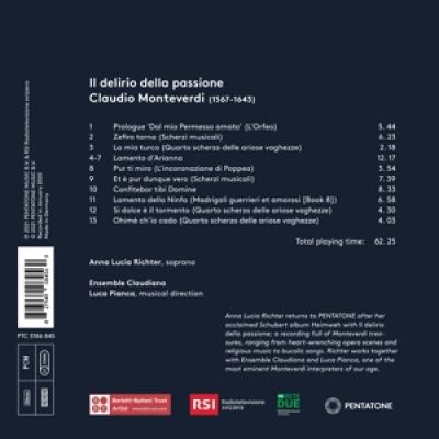 Richter, Anna Lucia / Luc - Il Delirio Della Passione Monteverdi