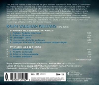 Royal Liverpool Philharmonic Orches - Vaughan Williams Sinfonia Antartica