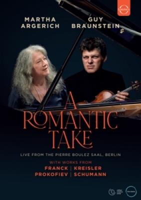 Argerich, Martha & Guy Braunstein - A Romantic Take (Works By Franck/Kreisler/Prokofiev/Schumann / Ntsc) (DVD)