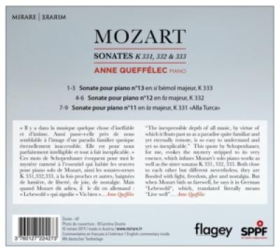 Anne Queffelec - Mozart Sonates Pour Piano K 331 332