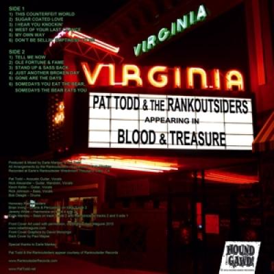 Pat Todd & The Rankoutsiders - Blood & Treasure (LP)