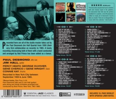 Desmond, Paul/Jimm Hall - Complete Recordings (Incl. 16P. Booklet) (4CD)
