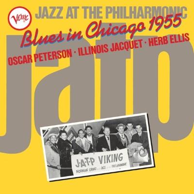 Herb Ellis & Illinois Jacquet & Oscar Peterson - Blues In Chicago 1955 (Jazz At the Philharmonic) (LP)