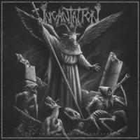 Incantation - Upon The Throne Of Apocalypse (Black Ice W/ Silver & White) (LP)