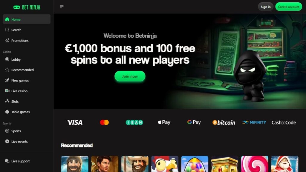 belgisch online casino van betninja ervaringen