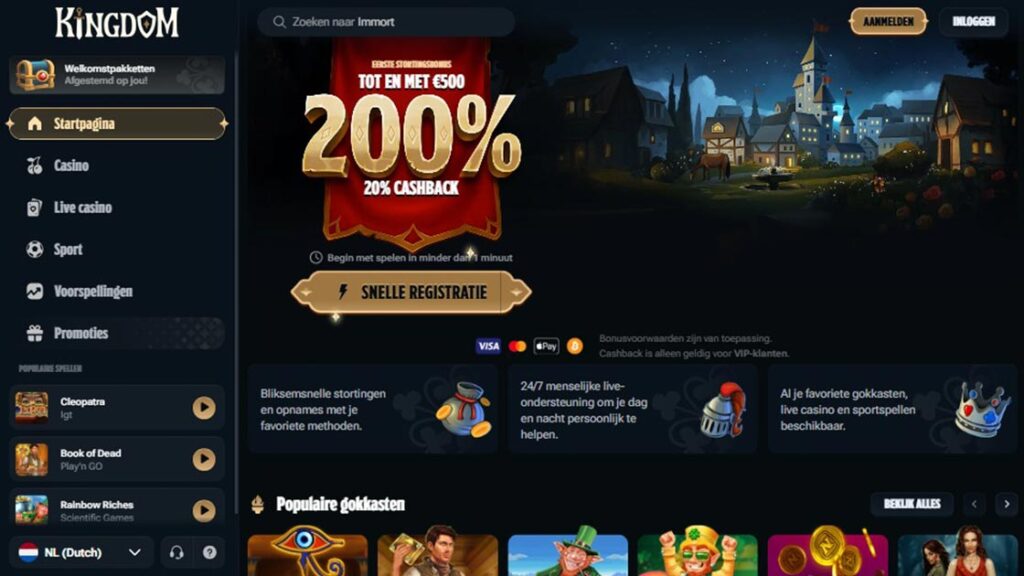 ervaringen met het belgische online casino kingdom